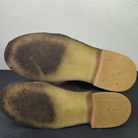 Clarks Maru Elsa 26119103 Womens Brown Leather Lace Up Ankle Booties Boots Crepe - Picture 9 of 12